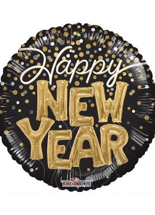 18in ConverUSA New Year Letters Balloon