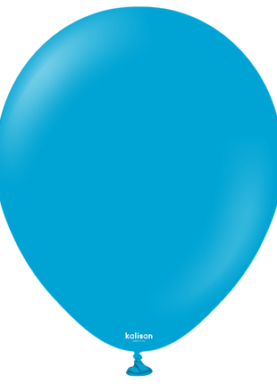18in Kalisan Standard Caribbean Blue 25Ct - Joker Party Supply