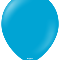 5in Kalisan Standard Caribbean Blue 100Ct - Joker Party Supply