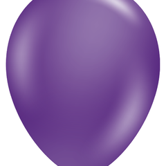 11in Tuftex Metallic Concord Grape 100 Ct - Joker Party Supply