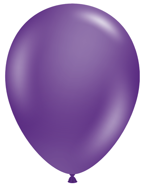 11in Tuftex Metallic Concord Grape 100 Ct - Joker Party Supply