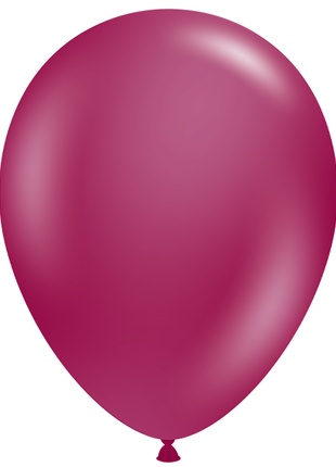11in Tuftex Crystal Burgundy 100 Ct - Joker Party Supply
