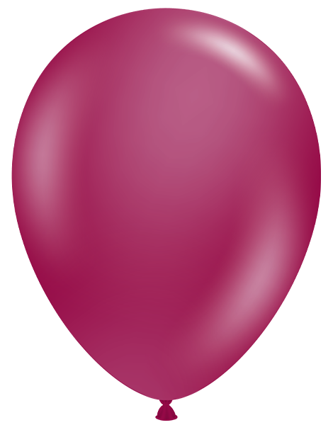 11in Tuftex Crystal Burgundy 100 Ct - Joker Party Supply