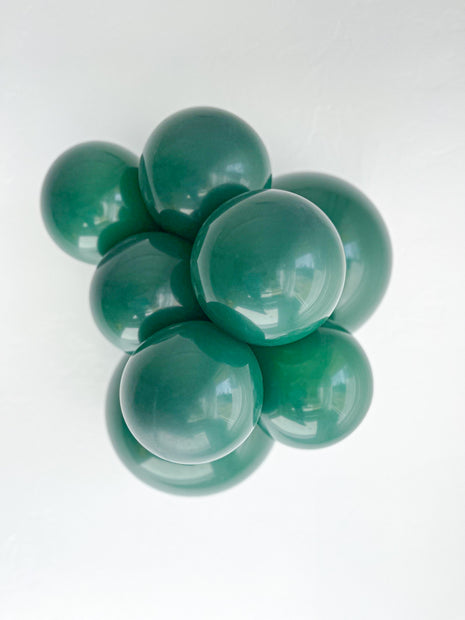 Tuftex Crystal Verde Esmeralda de 11 pulgadas, 100 unidades