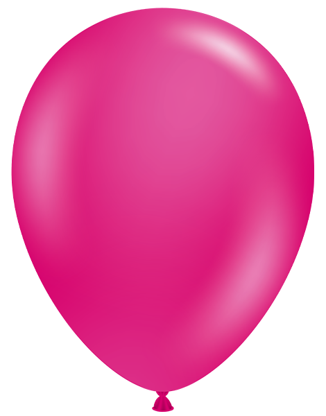 11in Tuftex Crystal Magenta  100 Ct - Joker Party Supply