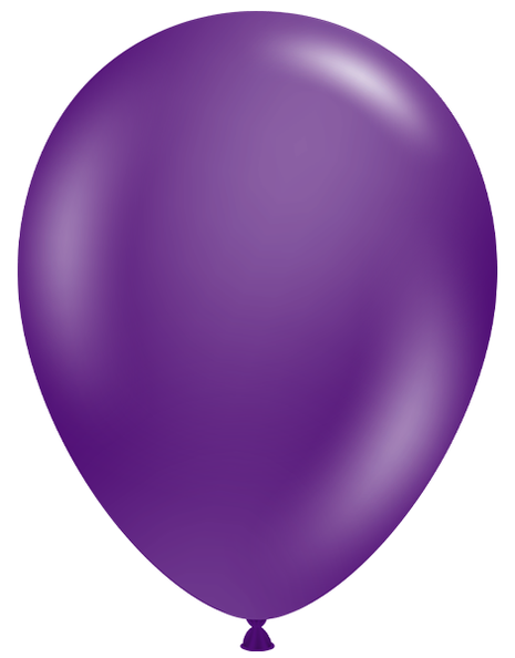11in Tuftex Crystal Purple 100 Ct - Joker Party Supply
