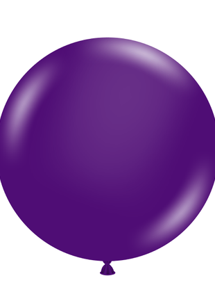 17in Tuftex Crystal Purple  50 Ct - Joker Party Supply