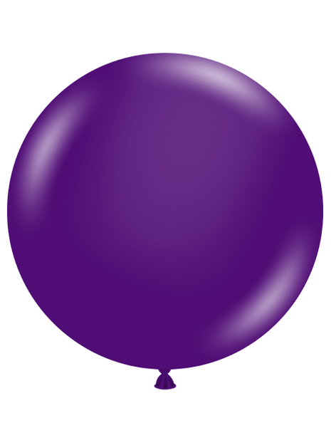 17in Tuftex Crystal Purple  50 Ct - Joker Party Supply