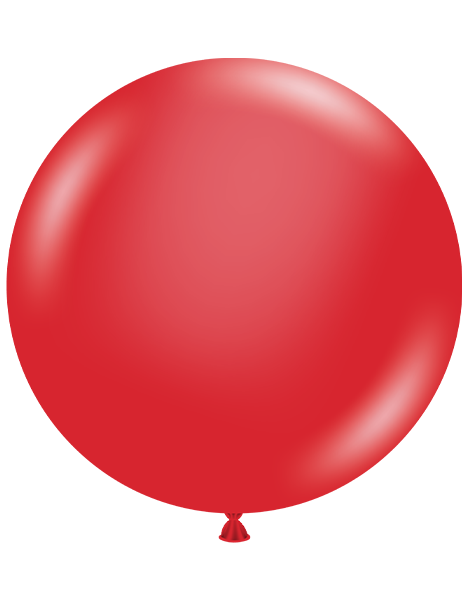 36in Tuftex Crystal Red 2 Ct - Joker Party Supply