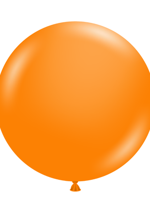 17in Tuftex Crystal Tangerine  50 Ct - Joker Party Supply