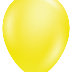 11in Tuftex Crystal  Yellow 100 Ct - Joker Party Supply