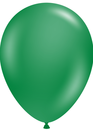 11in Tuftex Crystal Emerald Green 100 Ct - Joker Party Supply