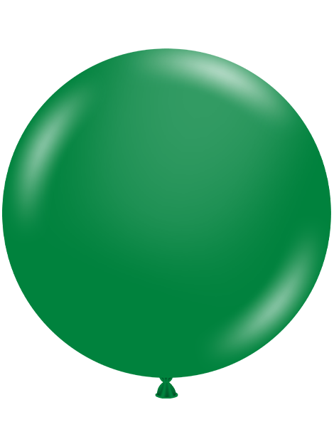 36in Tuftex Crystal Emerald Green 2 Ct - Joker Party Supply