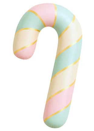 34in DecoChamp Pastel Swirl Candy Cane Balloon
