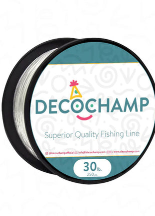 Línea de pesca DecoChamp de 30 lb y 250 yardas