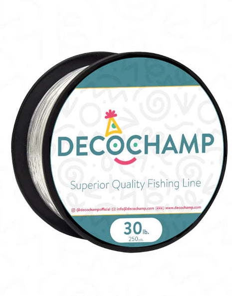 Línea de pesca DecoChamp de 30 lb y 250 yardas