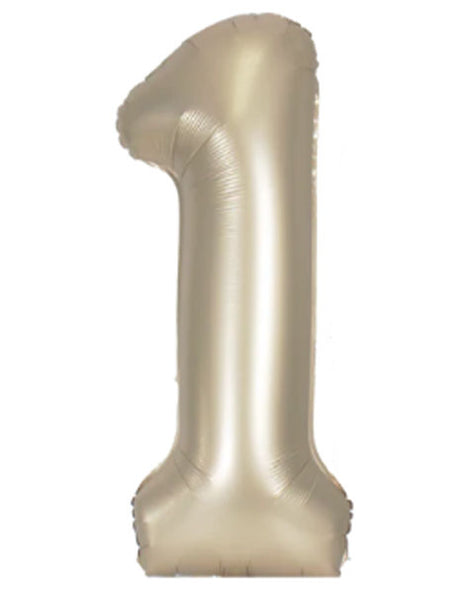 34in DecoChamp Champagine Number 1 Balloon - Joker Party Supply