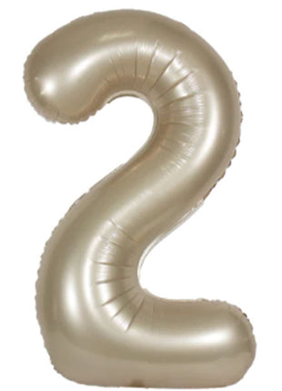 34in DecoChamp Champagine Number 2 Balloon - Joker Party Supply