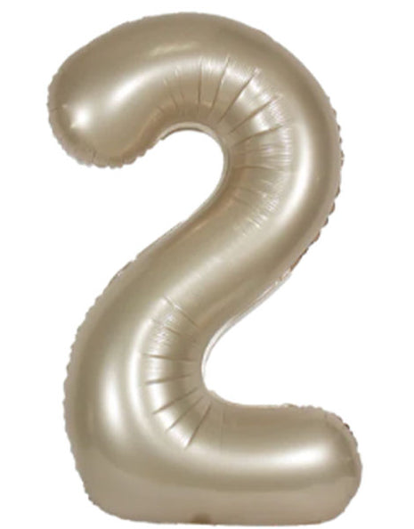 34in DecoChamp Champagine Number 2 Balloon - Joker Party Supply
