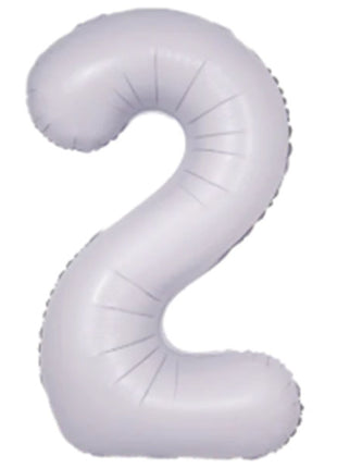34in DecoChamp Lilac Number 2 Balloon - Joker Party Supply
