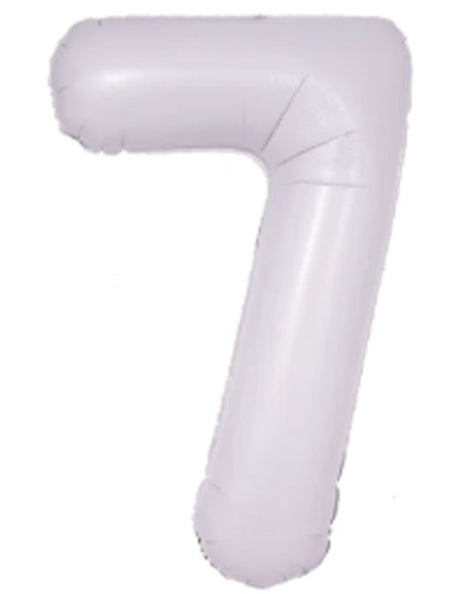 34in DecoChamp Lilac Number 7 Balloon - Joker Party Supply