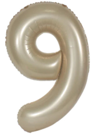 34in DecoChamp Champagine Number 9 Balloon - Joker Party Supply