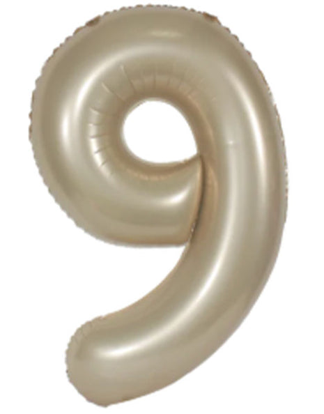 34in DecoChamp Champagine Number 9 Balloon - Joker Party Supply