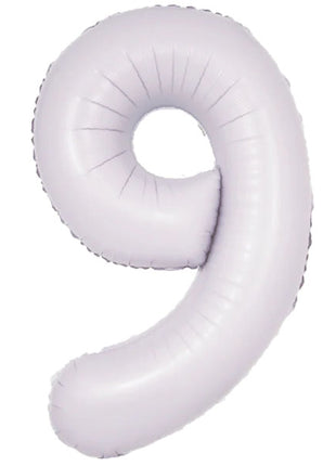 34in DecoChamp Lilac Number 9 Balloon - Joker Party Supply