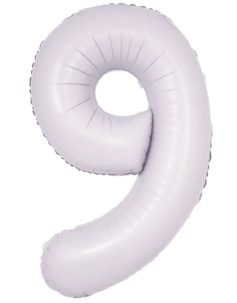 34in DecoChamp Lilac Number 9 Balloon - Joker Party Supply