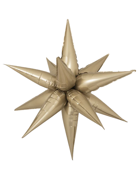 Globo gigante Starburst de champán DecoChamp de 60 pulgadas