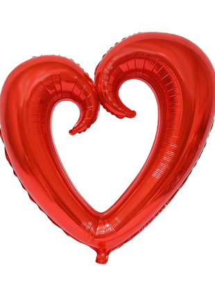 Globo de corazón rojo DecoChamp de 65 pulgadas