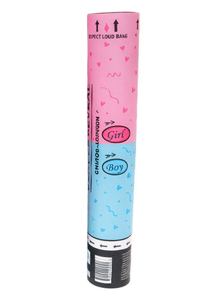 12in SoNice Gender Reveal Confetti Poppers (Girl)