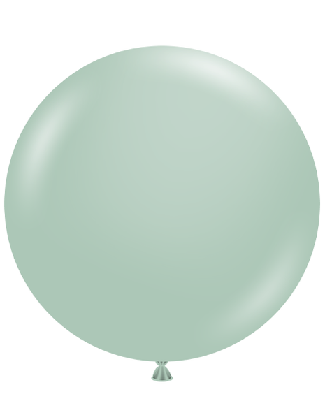 17in Tuftex Empower-Mint 50 Ct - Joker Party Supply