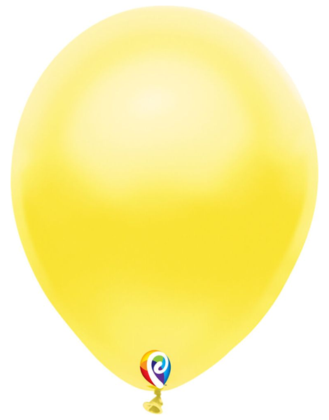 12in Funsational Pearl Yellow 50ct - Joker Party Supply