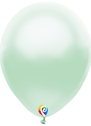 12in Funsational Pearl Mint Green 12ct - Joker Party Supply