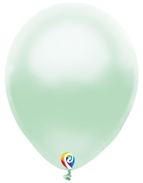 12in Funsational Pearl Mint Green 12ct - Joker Party Supply
