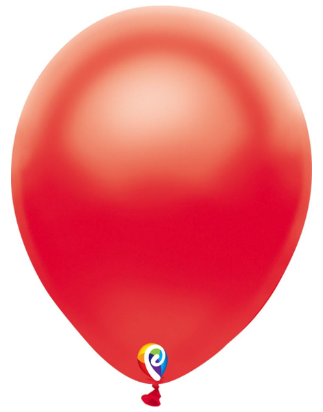 12in Funsational Pearl Red 12ct - Joker Party Supply