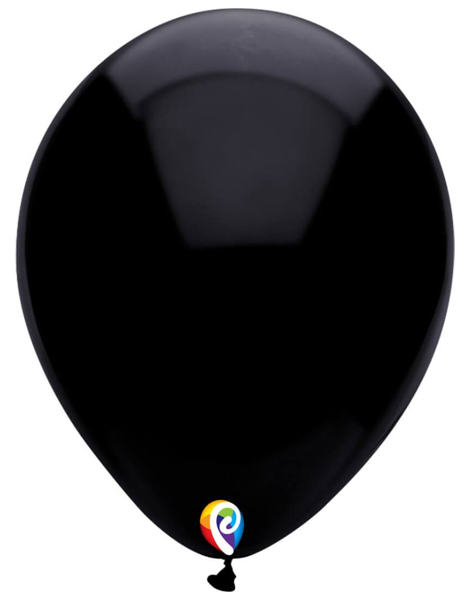 12in Funsational Pearl Black 50ct - Joker Party Supply