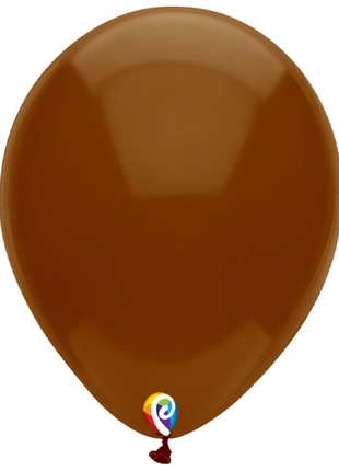 12in Funsational Standard Cocoa Brown 50ct - Joker Party Supply