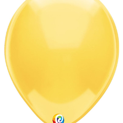 12in Funsational Crystal Yellow 15ct - Joker Party Supply