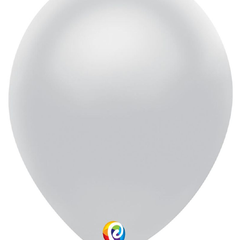 7in Funsational Metallic Silver 50ct - Joker Party Supply