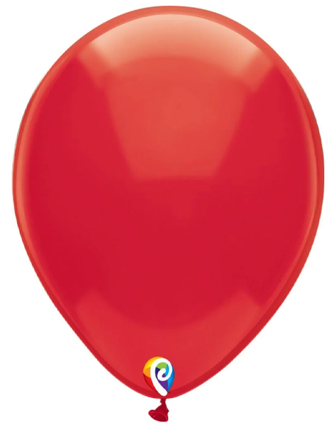 12in Funsational Pearl Red 50ct - Joker Party Supply