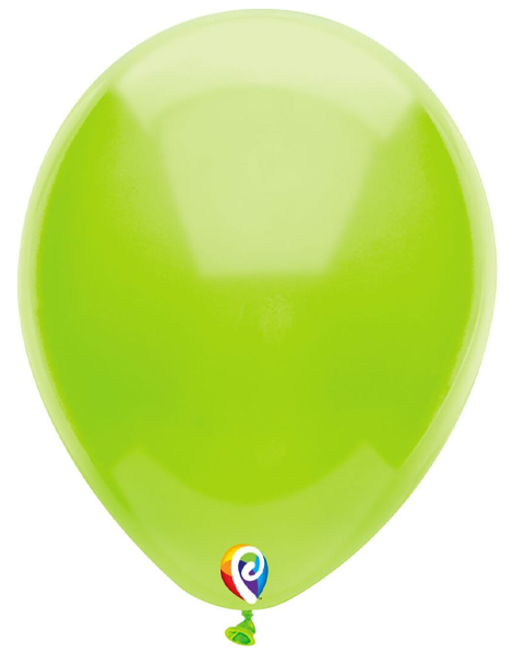 7in Funsational Standard Lime Green 50ct - Joker Party Supply