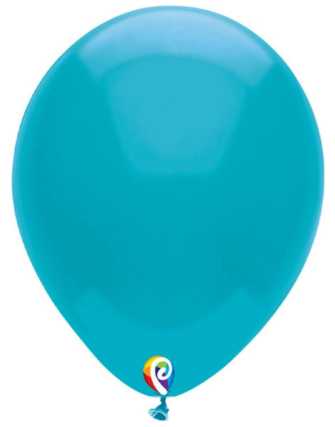 7in Funsational Standard Turquoise 50ct - Joker Party Supply