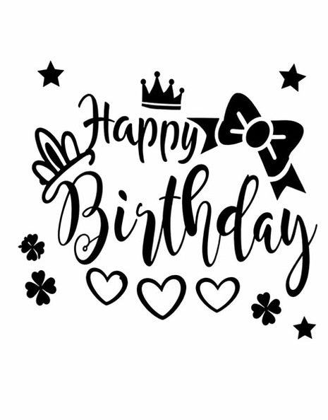 Happy Birthday Balloon Sticker