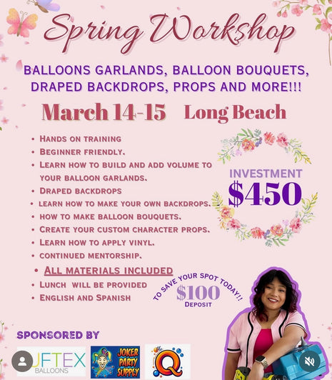 Spring Work Shop With Nancy