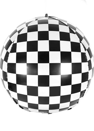 22in Party Checkered Sphere Balloon - Joker Party Supply