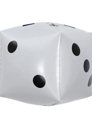 22in Party White Dice Casino Cube Balloon - Joker Party Supply