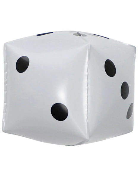 22in Party White Dice Casino Cube Balloon - Joker Party Supply