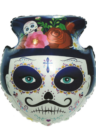 23in Party Day Of The Dead Catrin Balloon - Joker Party Supply